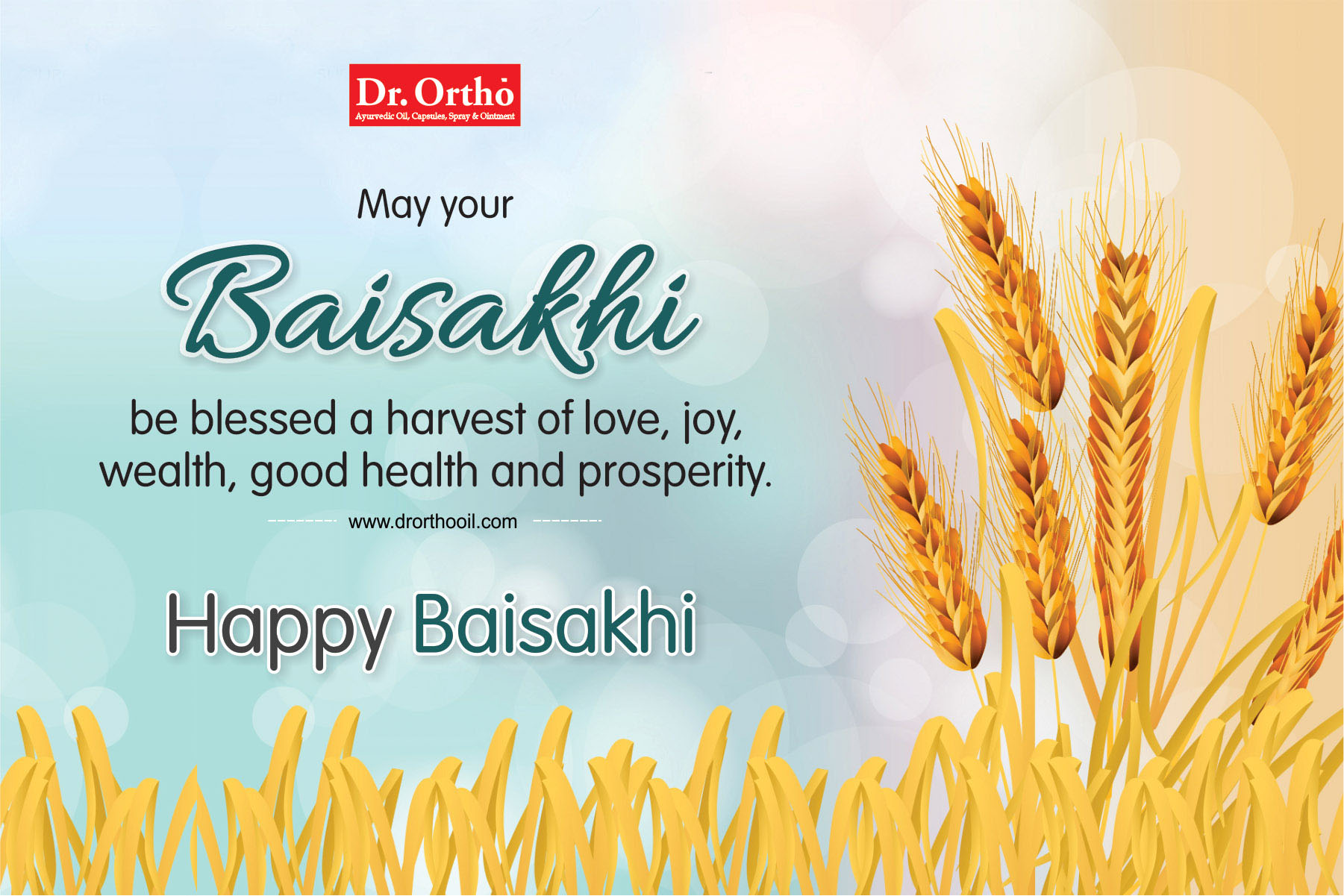 13 April 2018, Baisakhi Day, Indian Festival, Dr. Ortho