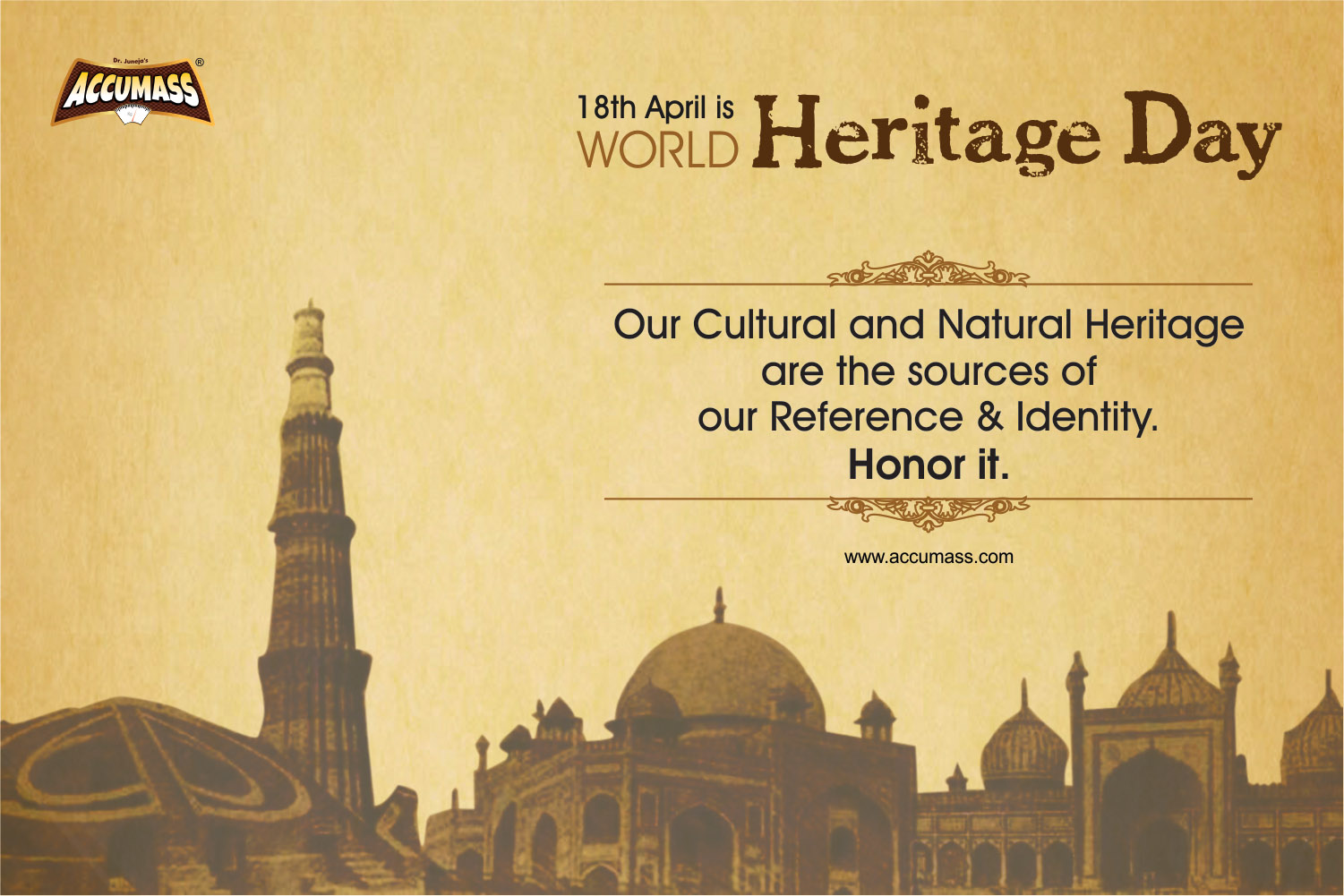18 April 2018, World Heritage Day, Indian Festival, Accumass