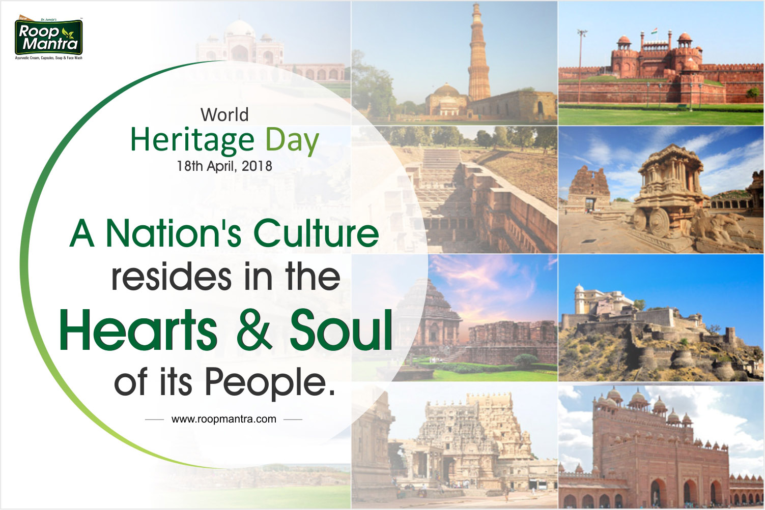 18 April 2018, World Heritage Day, Indian Festival, Roop Mantra